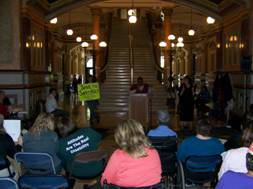 Save the Safety Net rally Speaker